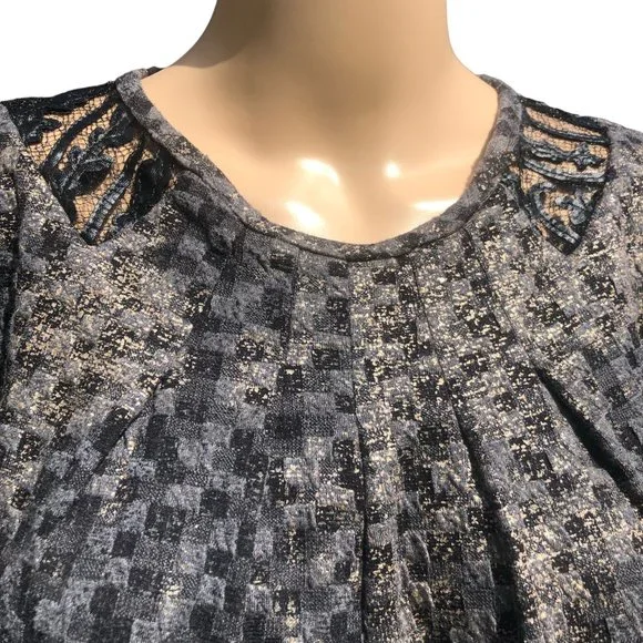 MCM Maternity Pregnancy Short Sleeve Blouse Excellent Cond Made in Canada Size M - Picture 3 of 8